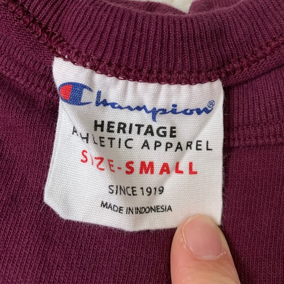 Champion maroon crop top - Picture 4 of 4